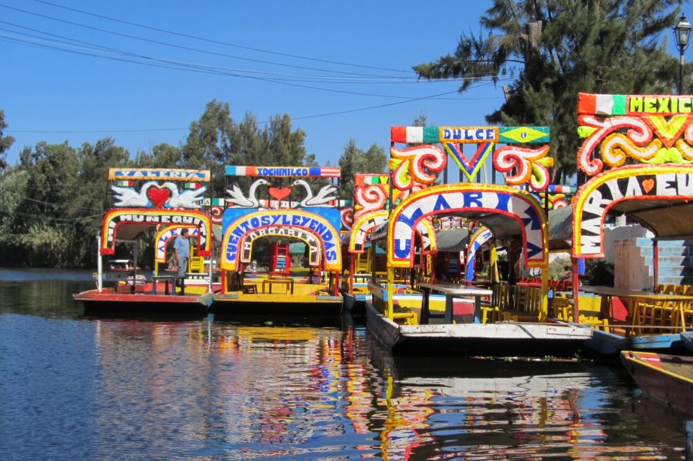 Xochimilco trajineras